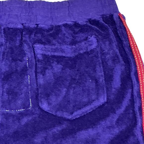 Aviator Nation Purple Rainbow Stripe Terry Dolphin Shorts Women Small - Picture 9 of 10